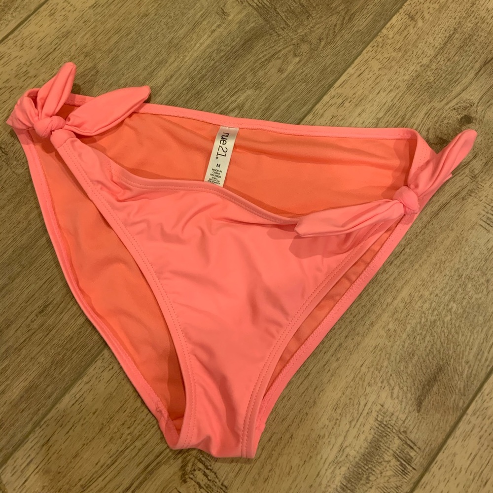 Pink/coral Rue21 swimsuit bottoms